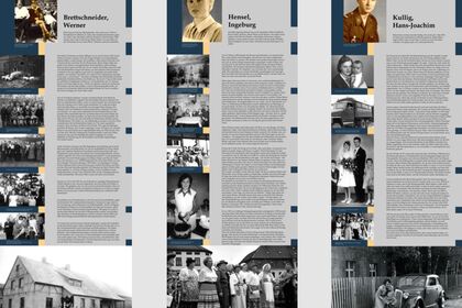 Design Ausstellung - Flucht Vertreibung Integration - Dipl.-Designerin K. Köstler in Leipzig Sachsen und Quedlinburg Sachsen-Anhalt