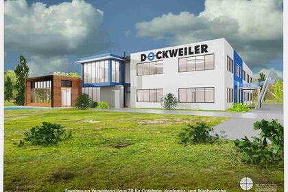 Entwurf Cafeteria  - Visualisierung Neubau