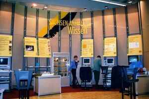 Messestand für das Kultusministerium Sachsen-Anhalt - Messedesign Design Messestand Leipzig