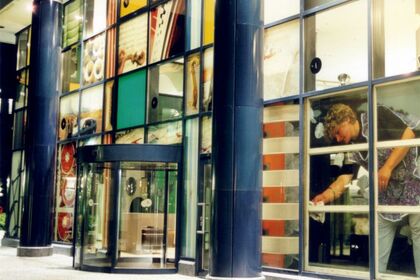 Design Ausstellung 10-jähriges Jubiläum der Sachsen LB - Dipl.-Designerin K. Köstler in Leipzig Sachsen und Quedlinburg Sachsen-Anhalt