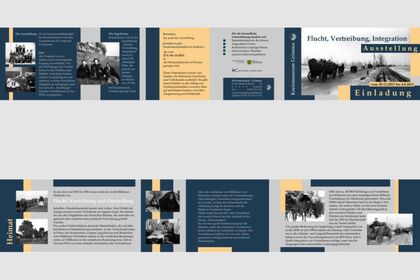 Design Ausstellung - Flucht Vertreibung Integration - Dipl.-Designerin K. Köstler in Leipzig Sachsen und Quedlinburg Sachsen-Anhalt