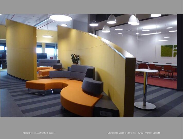 Innenarchitektur Firma Reiss - Bürolandschaft