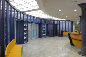 Empfang Stadtwerke WB - Innenarchitektur Bürogebäude