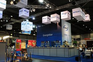 Messedesign für enviaM HGF Leipzig - Design Messestand Messedesign Leipzig