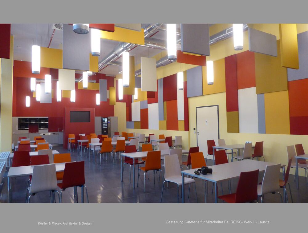 Design: Innenarchitektur Cafeteria Reiss